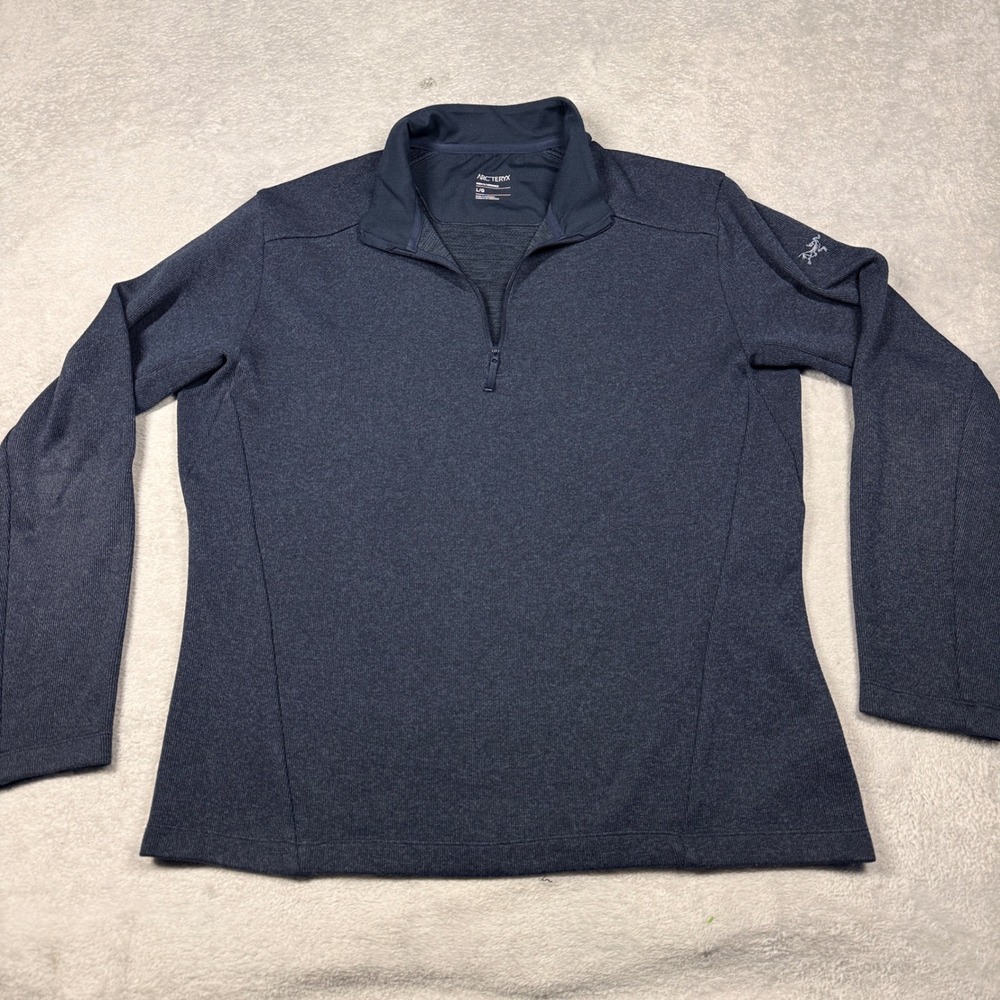 Arc'teryx Covert LT 1/2 Zip Men Large Blue Pullover Fleece 26929